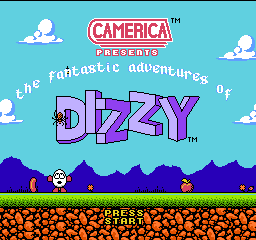Fantastic Adventures of Dizzy, The (USA) (Unl) Title Screen